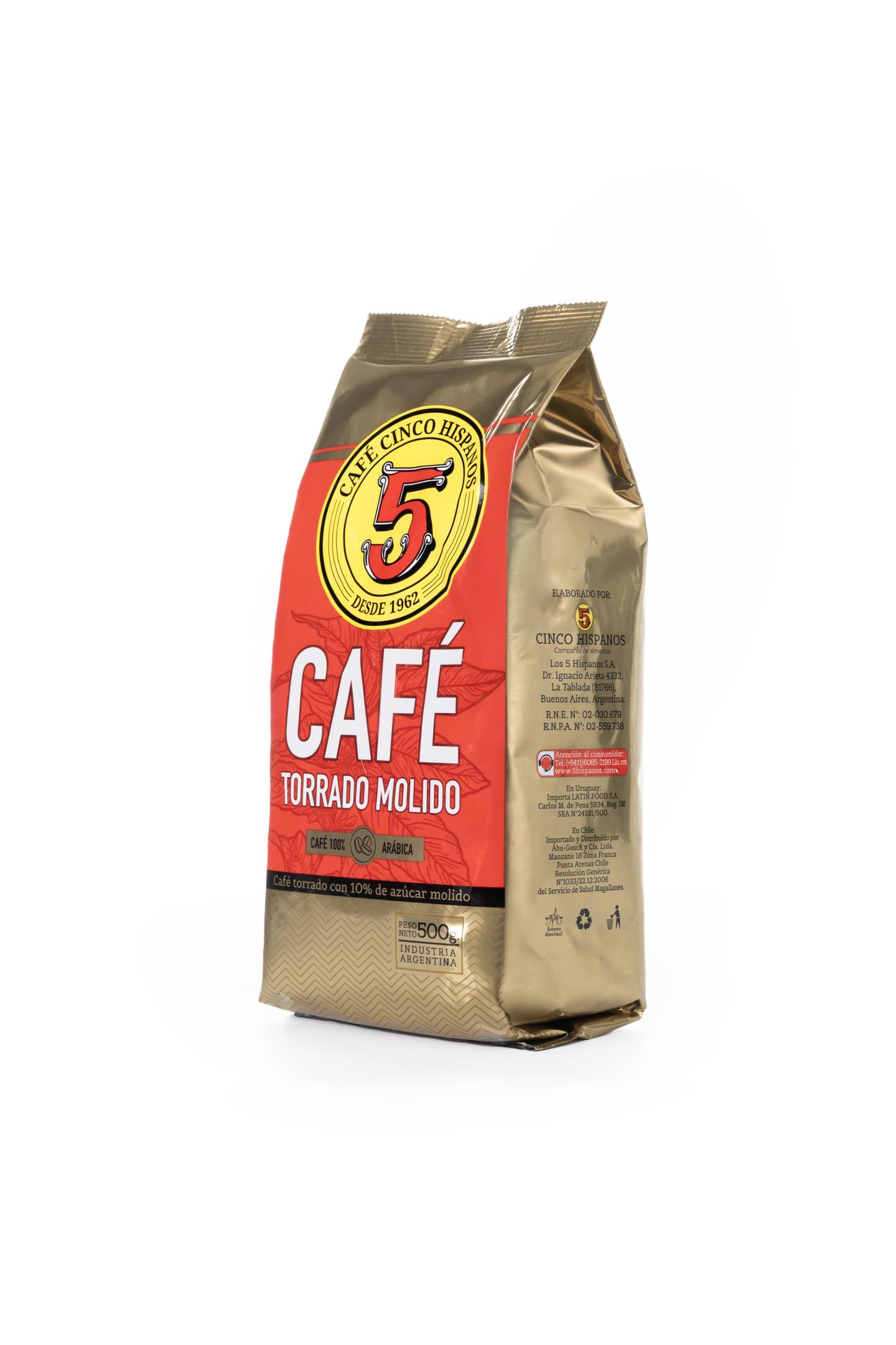 Café 5 Hispanos Torrado Molido 500g - Image 3
