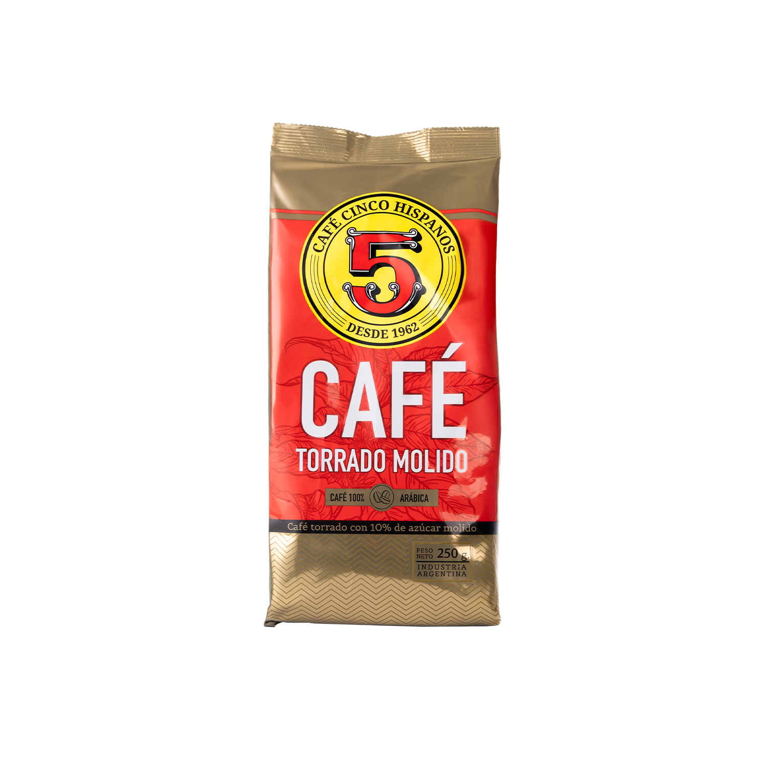 Café 5 Hispanos Torrado Molido 250g